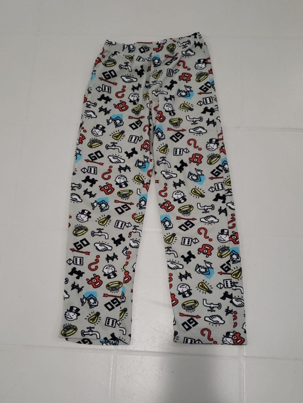 Hasbro Monopoly Icons Soft & Cozy Plush Fleece Pajama Lounge Pants